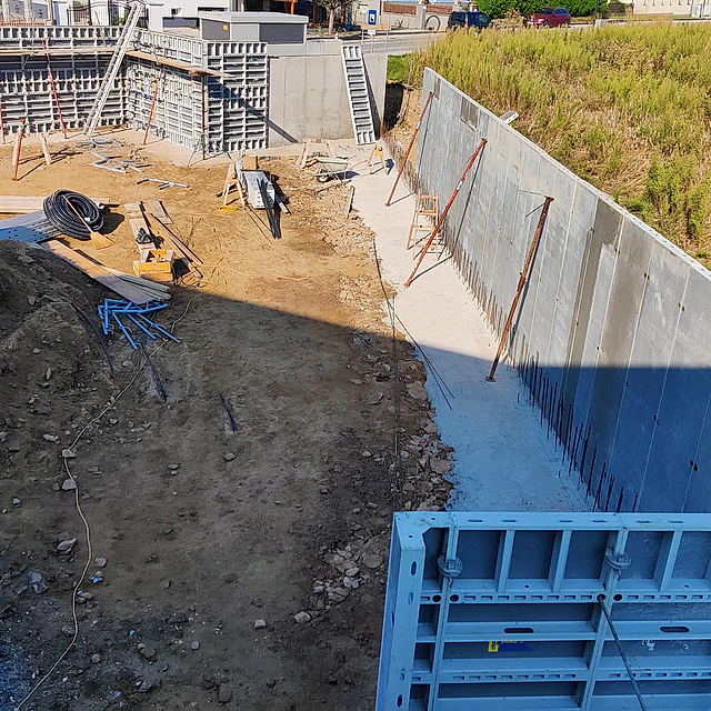 Baustelle Gföhl , Eckl Bau